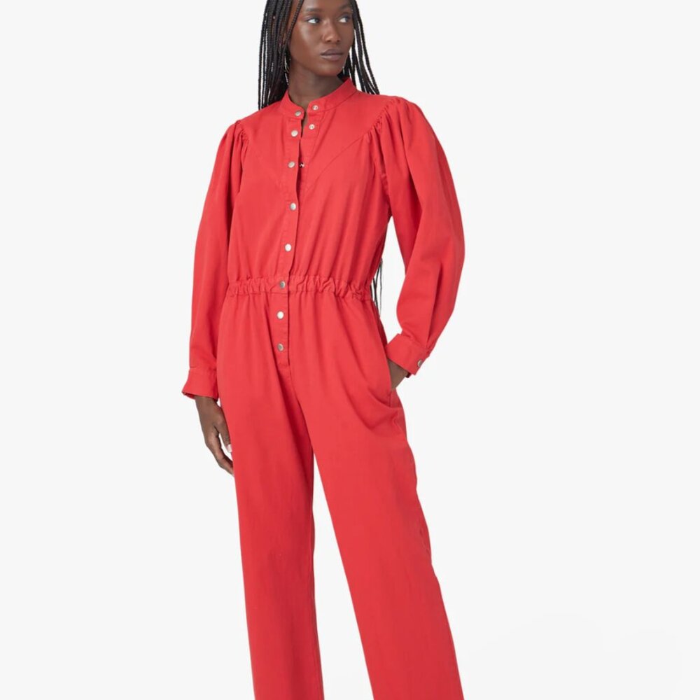NWT - Size Small - Xirena - Super Flattering Emerick Jumpsuit in Red Pepper